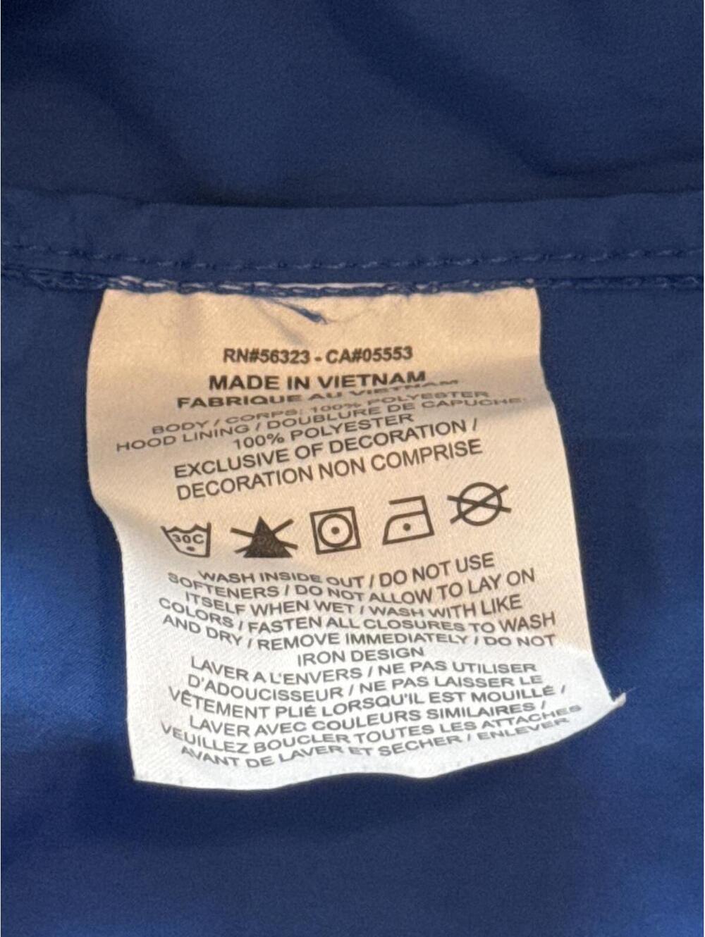 Nike Kids Boys XL Jacket Blue Green Windbreaker - Picture 5 of 7